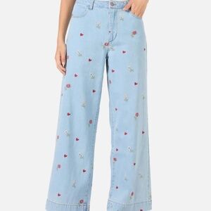 Embroidered Jeans